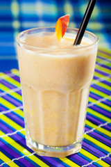 Peach milkshake