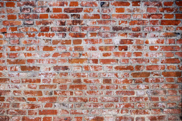 Fototapeta premium photo of a wall from red brick