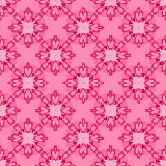 Seamless geometric floral pattern