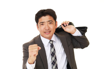 笑顔のビジネスマン