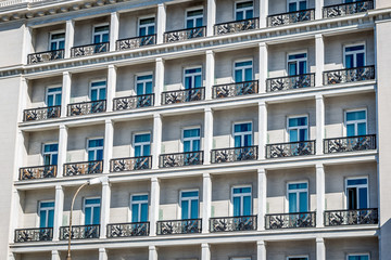 facade of a building in Athens, Greece