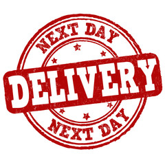 Next day delivery stamp