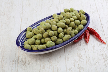 Wasabi peas