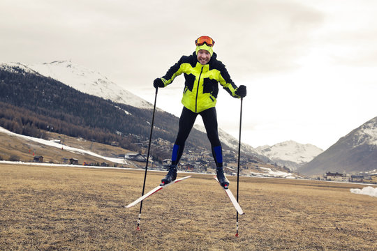 problem of globar warming and winter skiing