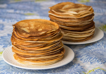 Pancakes, Russian cuisine © Alex Zegrachov