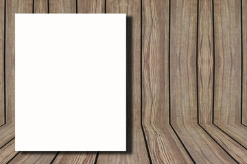Brown wooden wall background and copy space