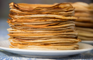 Pancakes, Russian cuisine © Alex Zegrachov