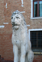 Old venetian lion