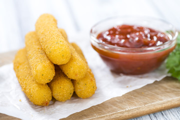 Fried Mozzarella Sticks