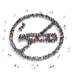 people  no smoking sign icon