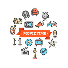 Cinema Concept. Vector