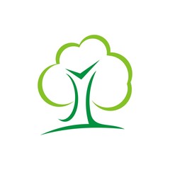 simple tree logo