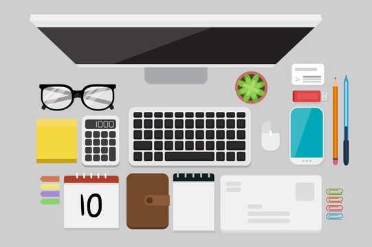 Business Flat lay