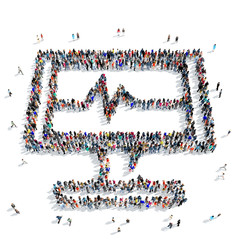 people monitor cardiogram medicine