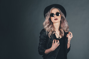 The girl in the studio