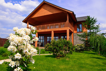 Summer garden chalet.