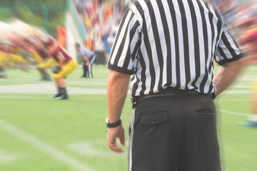 American football referee.