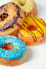 Colorful and tasty donuts
