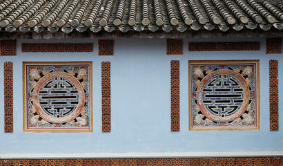 Hue Citadel, culture heritage, detail, vietnam