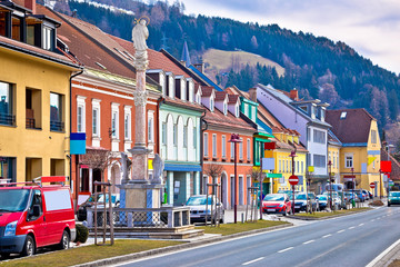 Bad sankt Leonhard colorful streetscape