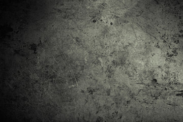 Black metal background. The surface of the pan to the oven. Tone