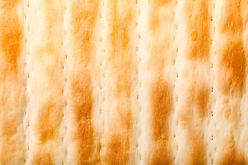 The texture of homemade puff pastry for the background. Toned