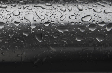 Water drops and rain drops