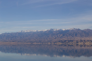Fototapeta premium Mountain lake in Kyrgyzstan