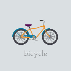 Vector bicycle  illustration.  bicycle isolated on white background. Bike vector. bicycle bike illustration. Bike isolated vector