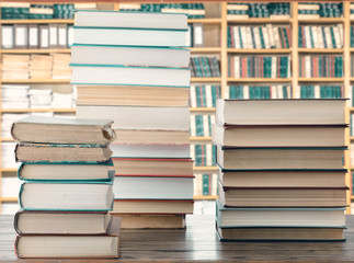 Books in the library