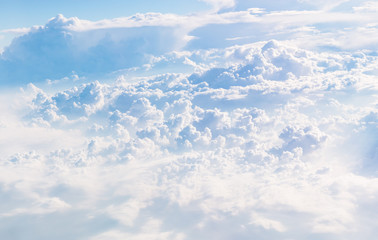 Cloudscape Blue sky and white cloud