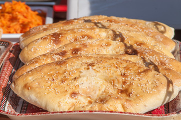 sesame cake bread