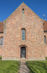 Fototapeta na wymiar Medieval Petrus church in the center of Leens