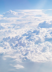 Cloudscape Blue sky and white cloud