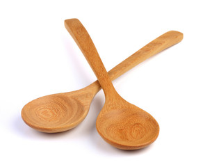 Wooden Spoon isolated on white background