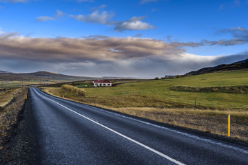 Icelandic landscape.