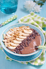 Peanut butter chocolate smoothie