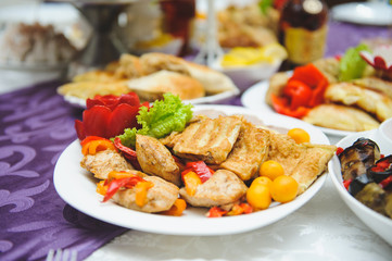 Red Pepper and Fried Meat