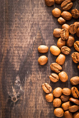 Roasted coffee beans