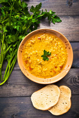 Red lentil soup