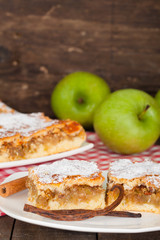 Homemade Organic Apple Pie Dessert Ready to Eat