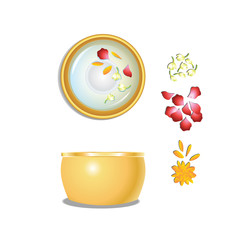 Vector of Thai New Year celebration/Songkran Festival