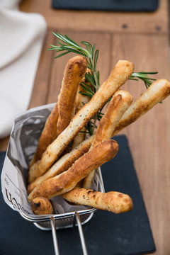 Grissini bread sticks
