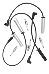 High-voltage wires and spark plugs for an internal combustion engine