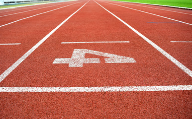 Athletics Stadium Running track number 4