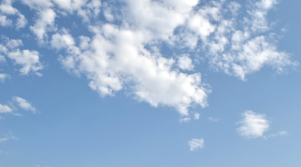 Clouds in the sky bright