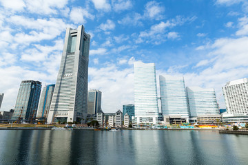 Fototapeta na wymiar Yokohama city skyline