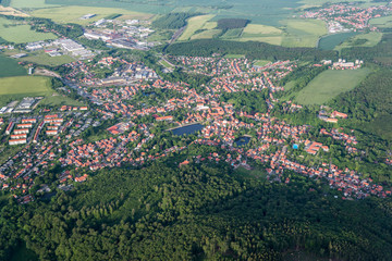 Anflug auf Ilsenburg(Harz) aus Richtung Brocken