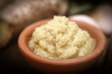 Mashed ginger