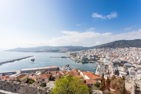 City of Kavala in Greece (summer resort place )